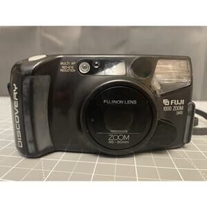 Fuji Discovery 1000 Zoom 35mm Camera UNTESTED 35-80mm Zoom Fujinon Lens